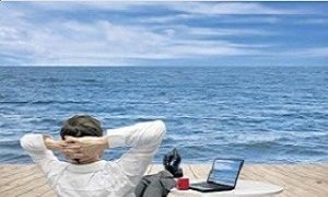 Vakantie laptop aan of uit