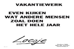 Vakantiewerk levert meer salaris op