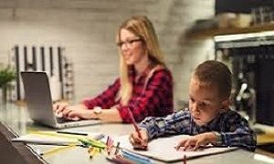 Werk combineren met afzetten kids op school